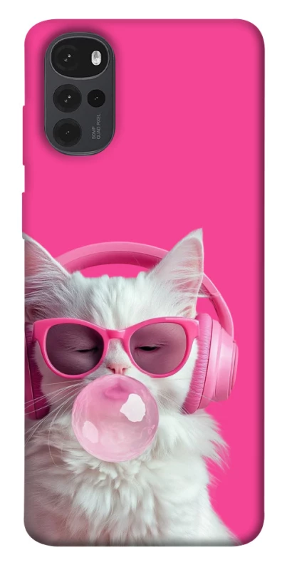 Чохол на Motorola Moto G22 Pink kitty фото 1 з 1
