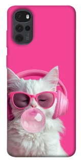 Чехол на Motorola Moto G22 Pink kitty фото 1 из 1