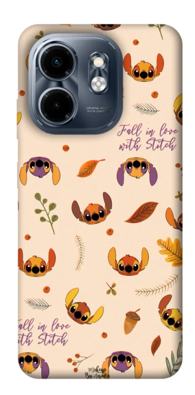 Чохол на Infinix Smart 9 4G / Hot 50i Fall in love with Stitch фото 1 з 1