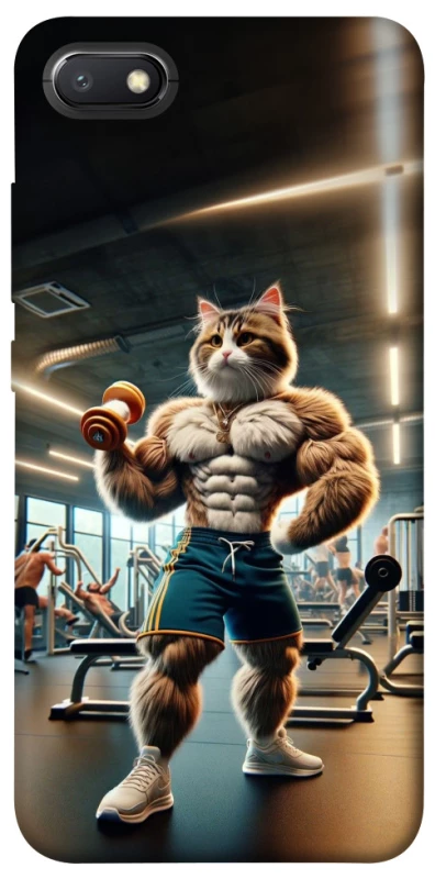 Чехол на Xiaomi Redmi 6A Качок кот фото 1 из 1