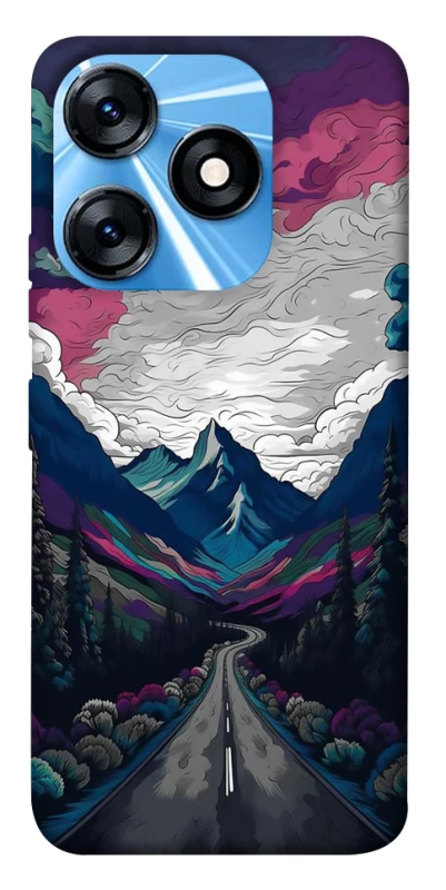 Чехол на TECNO Spark 10 Нарисованные горы фото 1 из 1