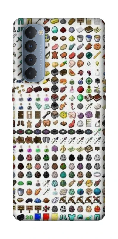 Чехол на Oppo Reno 4 Pro Minecraft v2 фото 1 из 1