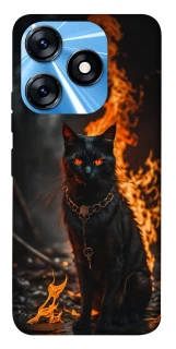 Чохол на TECNO Spark 10 Вогняний кіт фото 1 з 1