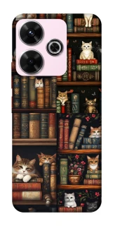 Чехол на Xiaomi Poco M6 4G Cats & Books фото 1 из 1