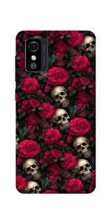 Чехол на ZTE Blade L9 Черепа и розы фото 1 из 1