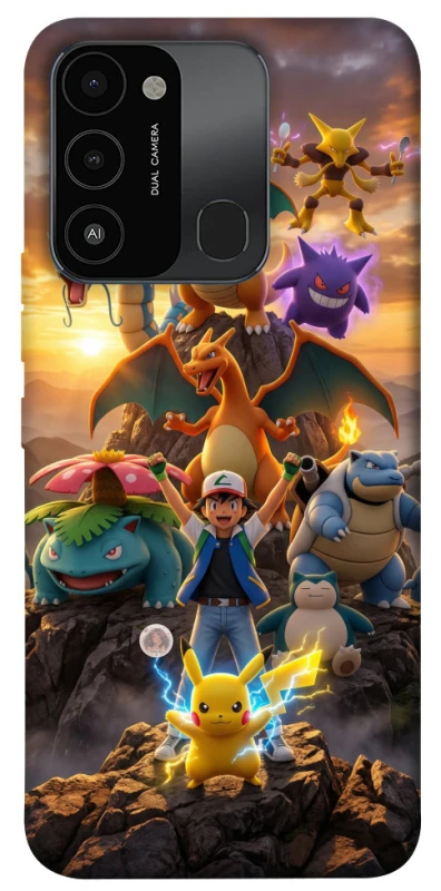 Чохол на TECNO Spark 8C Pokemon фото 1 з 1