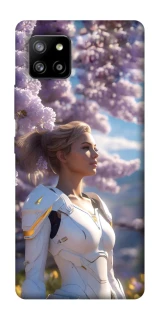 Чехол на Samsung Galaxy A42 5G Cyber space girl ver.1 фото 1 из 1
