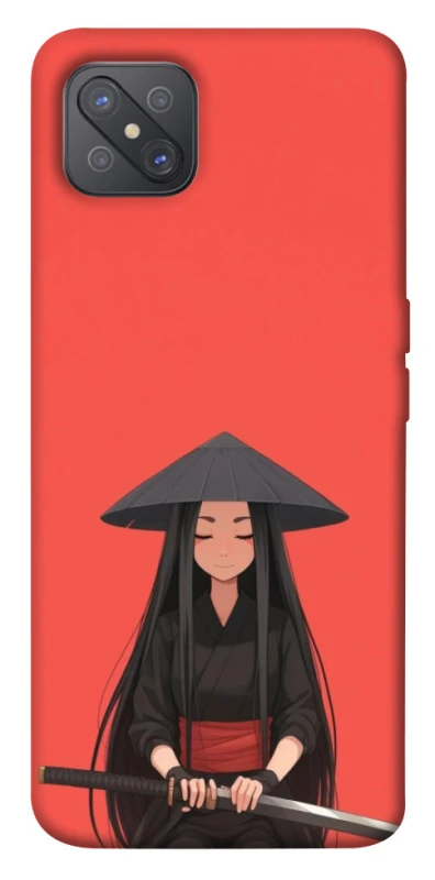 Чехол на Oppo A92s Red samurai фото 1 из 1