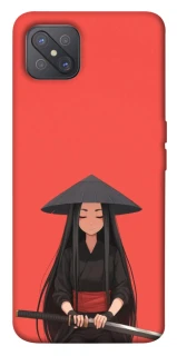 Чехол на Oppo A92s Red samurai фото 1 из 1