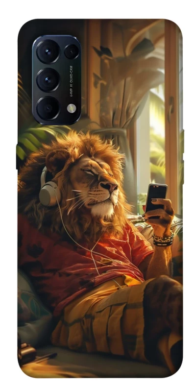 Чохол на Oppo Reno 5 4G Лев v2 фото 1 з 1