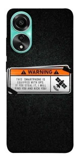 Чохол на Oppo A78 4G Warning фото 1 з 1