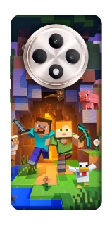 Чехол на Oppo Reno 12 F 4G/5G Minecraft game фото 1 из 1