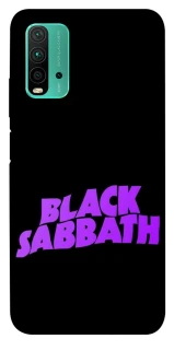 Чехол на Xiaomi Redmi Note 9 4G / Redmi 9 Power Black Sabbath logo ver.1 фото 1 из 1