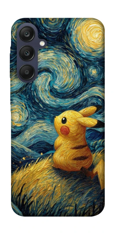 Чохол на Samsung Galaxy A25 5G Pikachu and Van Gogh фото 1 з 1
