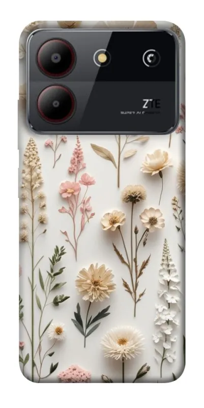 Чехол на ZTE Blade A54 4G Floral design ver.1 фото 1 из 1