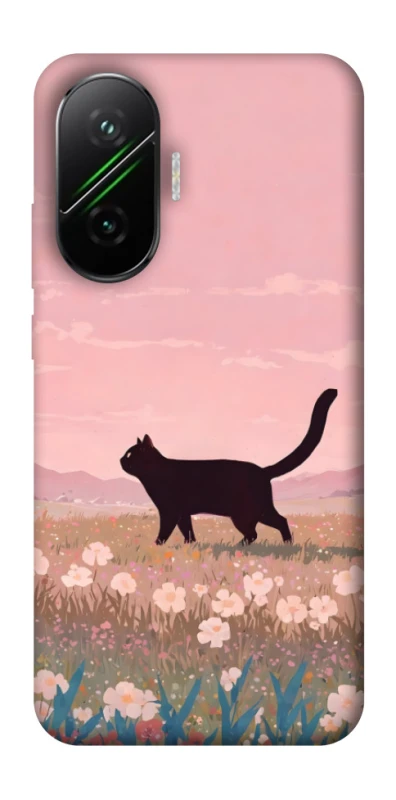 Чохол на Xiaomi Poco F7 cat on a field фото 1 з 1