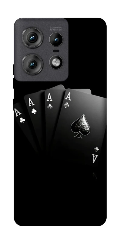 Чохол на Motorola Edge 50 Pro Black Cards фото 1 з 1