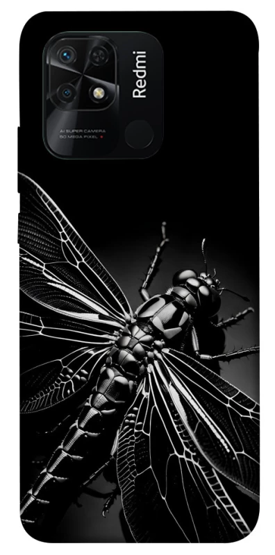 Чехол на Xiaomi Redmi 10C Black dragonfly фото 1 из 1