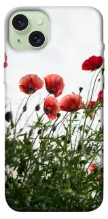 Чохол на Apple iPhone 15 Plus (6.7") Поле маків фото 1 з 1