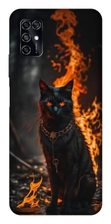 Чохол на ZTE Blade V2020 Smart Вогняний кіт фото 1 з 1