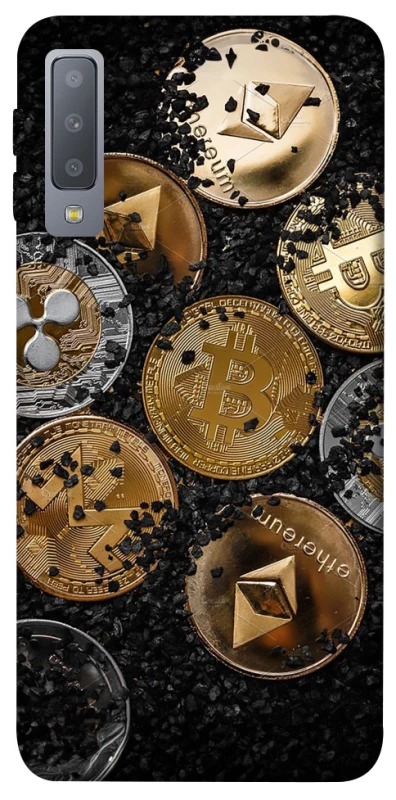 Чохол на Samsung A750 Galaxy A7 (2018) Many coins v2 фото 1 з 1