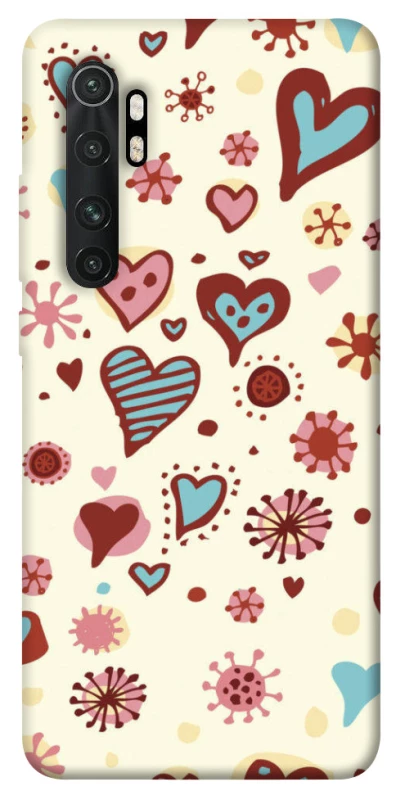 Чохол на Xiaomi Mi Note 10 Lite Pretty hearts фото 1 з 1