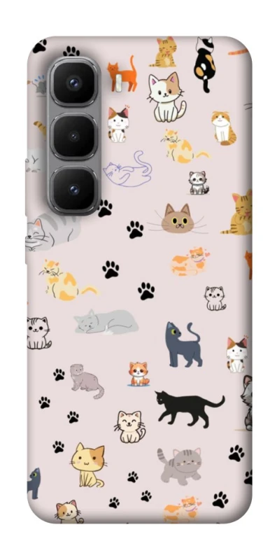 Чохол на Infinix Hot 60 Pro+ Cat style ver.1 фото 1 з 1
