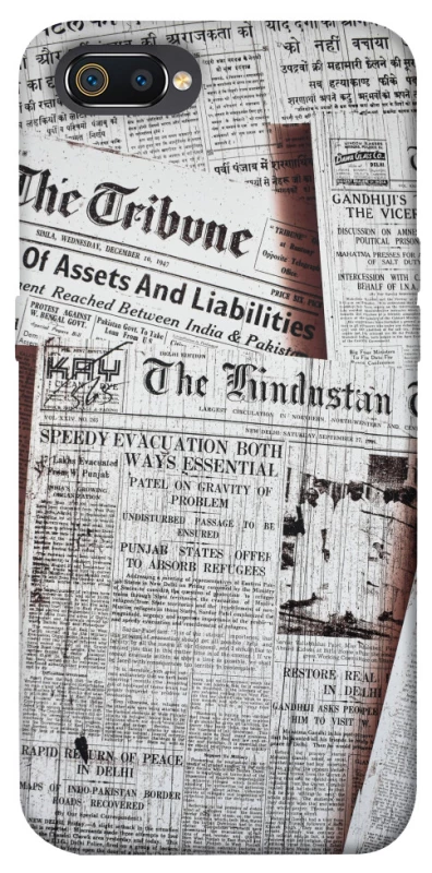 Чехол на Realme C2 Газеты фото 1 из 1
