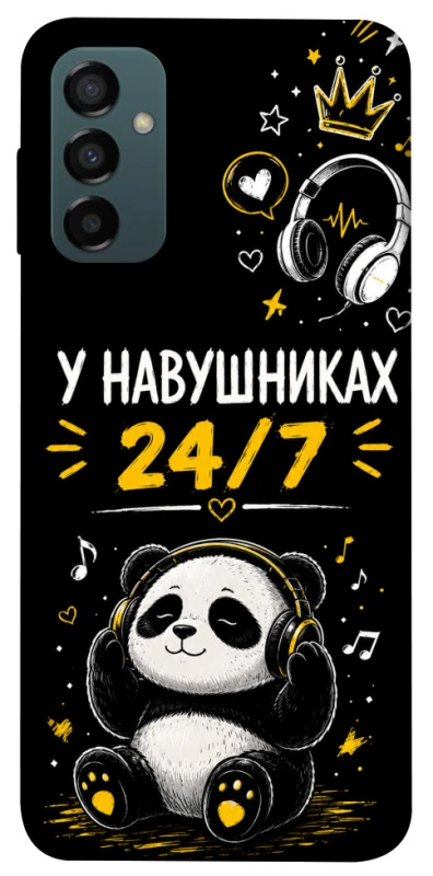 Чехол на Samsung Galaxy M14 5G У навушниках 24/7 фото 1 из 1