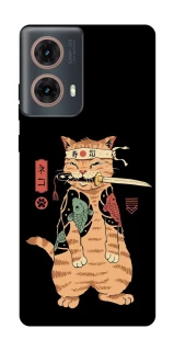 Чохол на Motorola Moto G85 Кіт-самурай фото 1 з 1