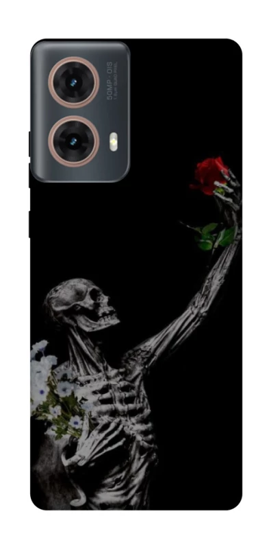 Чохол на Motorola Moto G85 Skeleton vs Rose фото 1 з 1