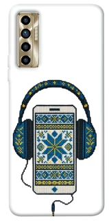 Чехол на TECNO Camon 17P Современная вышиванка фото 1 из 1