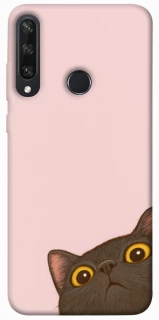Чохол на Huawei Y6p Peeping cat фото 1 з 1