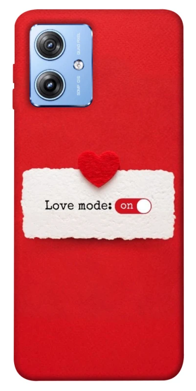 Чохол на Motorola Moto G84 Love Mode ON фото 1 з 1