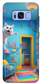 Чехол на Samsung G950 Galaxy S8 crazy cat фото 1 из 1