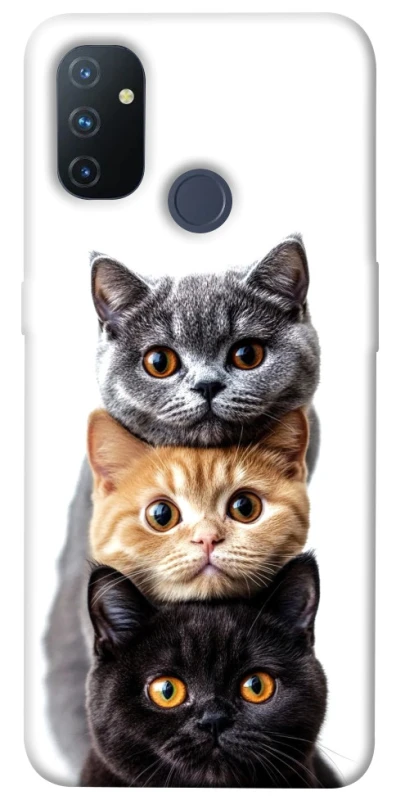 Чохол на OnePlus Nord N100 Гарні котики фото 1 з 1