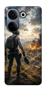 Чехол на TECNO Camon 20 Pro (CK7n) PUBG ver.2 фото 1 из 1