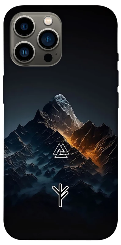 Чехол на Apple iPhone 12 Pro Max (6.7") Руны в горах фото 1 из 1