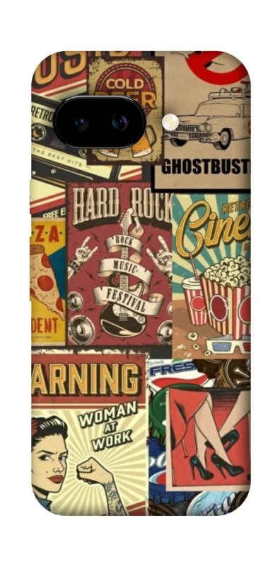 Чохол на Google Pixel 9a Retro collage ver.2 фото 1 з 1