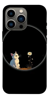 Чехол на Apple iPhone 13 Pro (6.1") Cat and flower фото 1 из 1