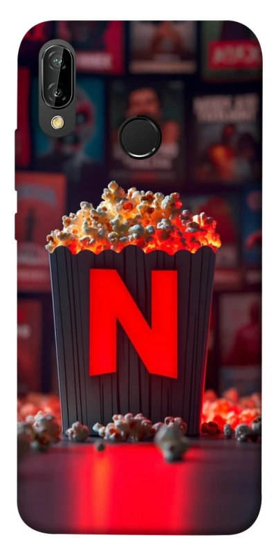 Чохол на Huawei P20 Lite Netflix and popcorn фото 1 Чохол на Huawei P20 Lite Netflix and popcorn фото 1 з 1