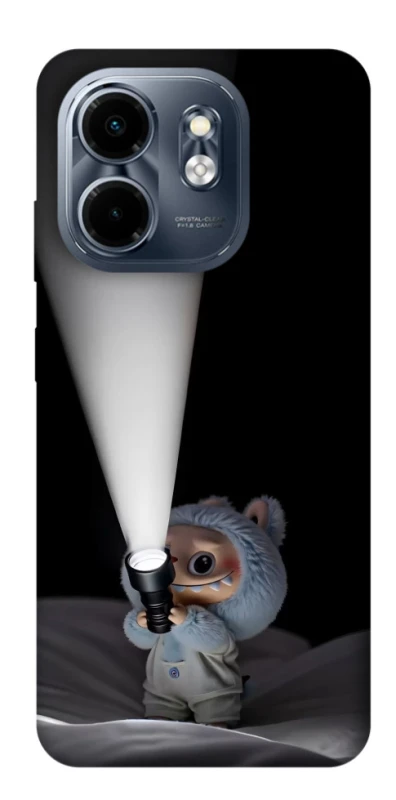 Чохол на Infinix Smart 9 4G / Hot 50i Labubu with flashlight ver.3 фото 1 з 1