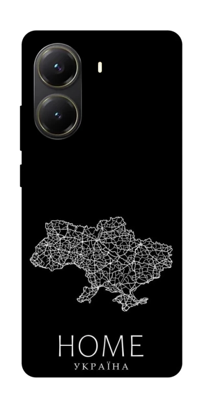 Чохол на Xiaomi Poco X6 Pro Ukraine black map фото 1 з 1