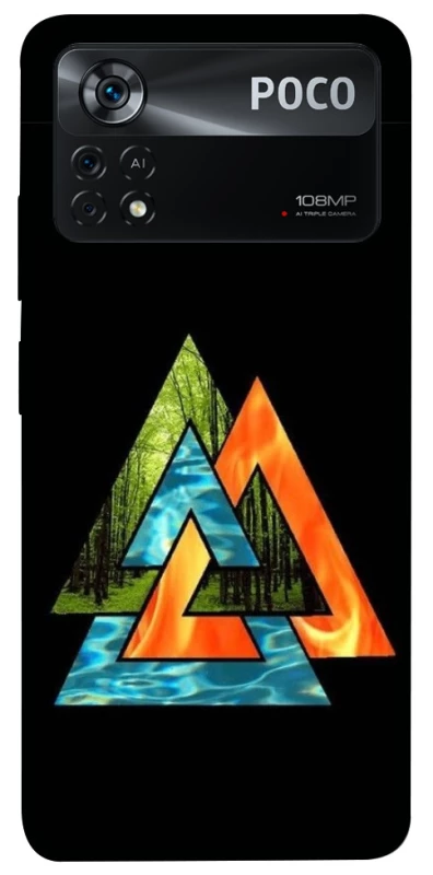 Чехол на Xiaomi Poco X4 Pro 5G Валькнут v4 фото 1 из 1