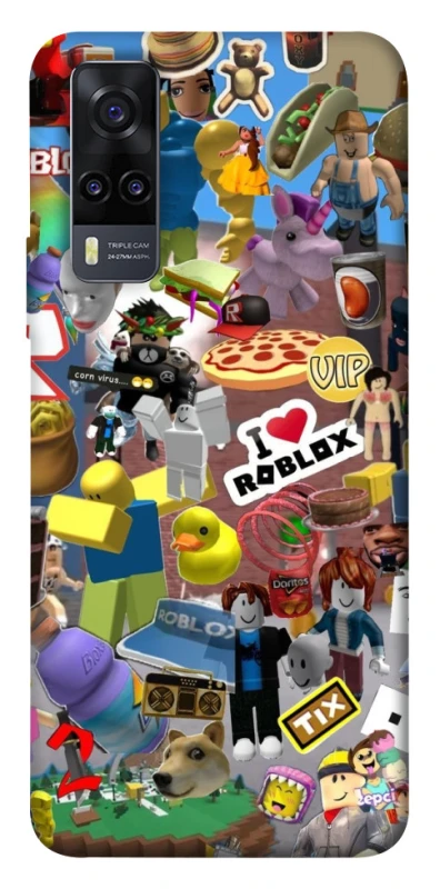 Чохол на Vivo Y31 Roblox collage ver.5 фото 1 з 1