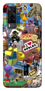 Чехол на Vivo Y31 Roblox collage ver.5 фото 1 из 1
