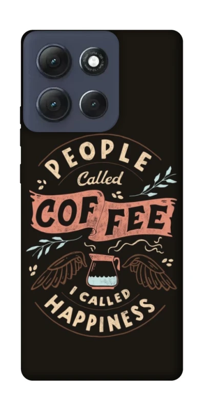 Чохол на Motorola Moto G86 Power Сoffee happiness фото 1 з 1