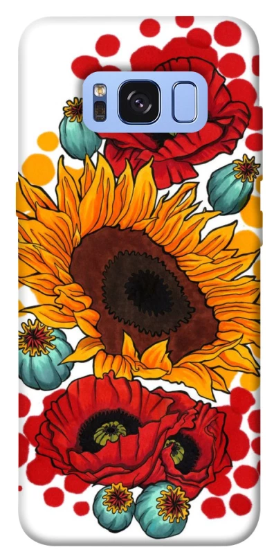 Чохол на Samsung G950 Galaxy S8 Соняшники та маки фото 1 з 1