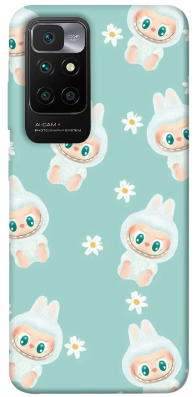 Чохол на Xiaomi Redmi 10 Labubu Green фото 1 з 1