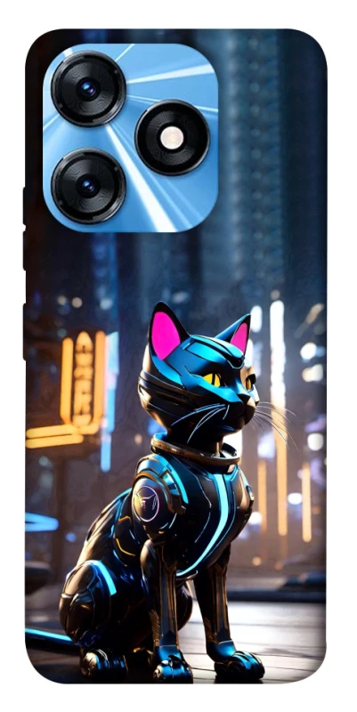Чохол на TECNO Spark 10 Cyber cat фото 1 з 1
